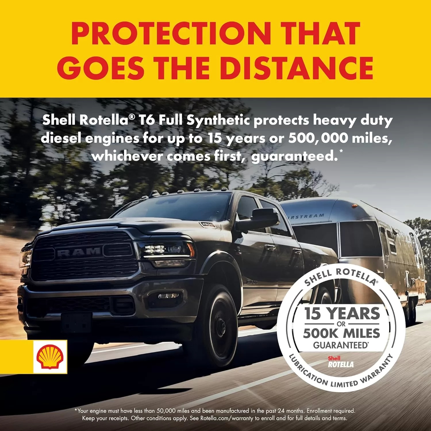 Shell Rotella T - 550046217 6 Full Synthetic 5W-40 Diesel Engine Oil (5-Gallon Pail)