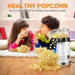 Vminno 1200W Fast Hot Air Popcorn Popper - 4.5 Quarts, Electric Popcorn Machine