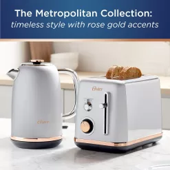 Oster 2097736 Electric Kettle Metropolitan Collection with Rose Gold Accents
