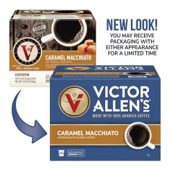 Victor Allen Coffee Caramel Macchiato Single Serve K-cup, 80 Count (Compatible with 2.0 Keurig Brewers) (Packaging May Vary)