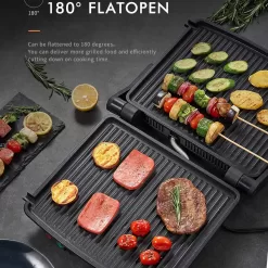 Yabano Gourmet Sandwich Maker Non-Stick Coated Plates 11
