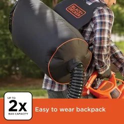 BLACK+DECKER Electric Leaf Blower, Leaf Vacuum and Mulcher 3 in 1 (BEBL7000)