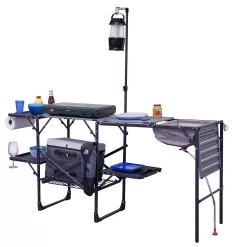 GCI Outdoor Master Cook Station, Portable Camp Kitchen Table