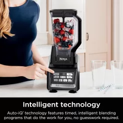Ninja BL642 Nutri Ninja Personal & Countertop Blender, Dishwasher Safe, Black