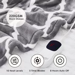 HomeMate Heated Blanket Electric Full Size - 72“x84“