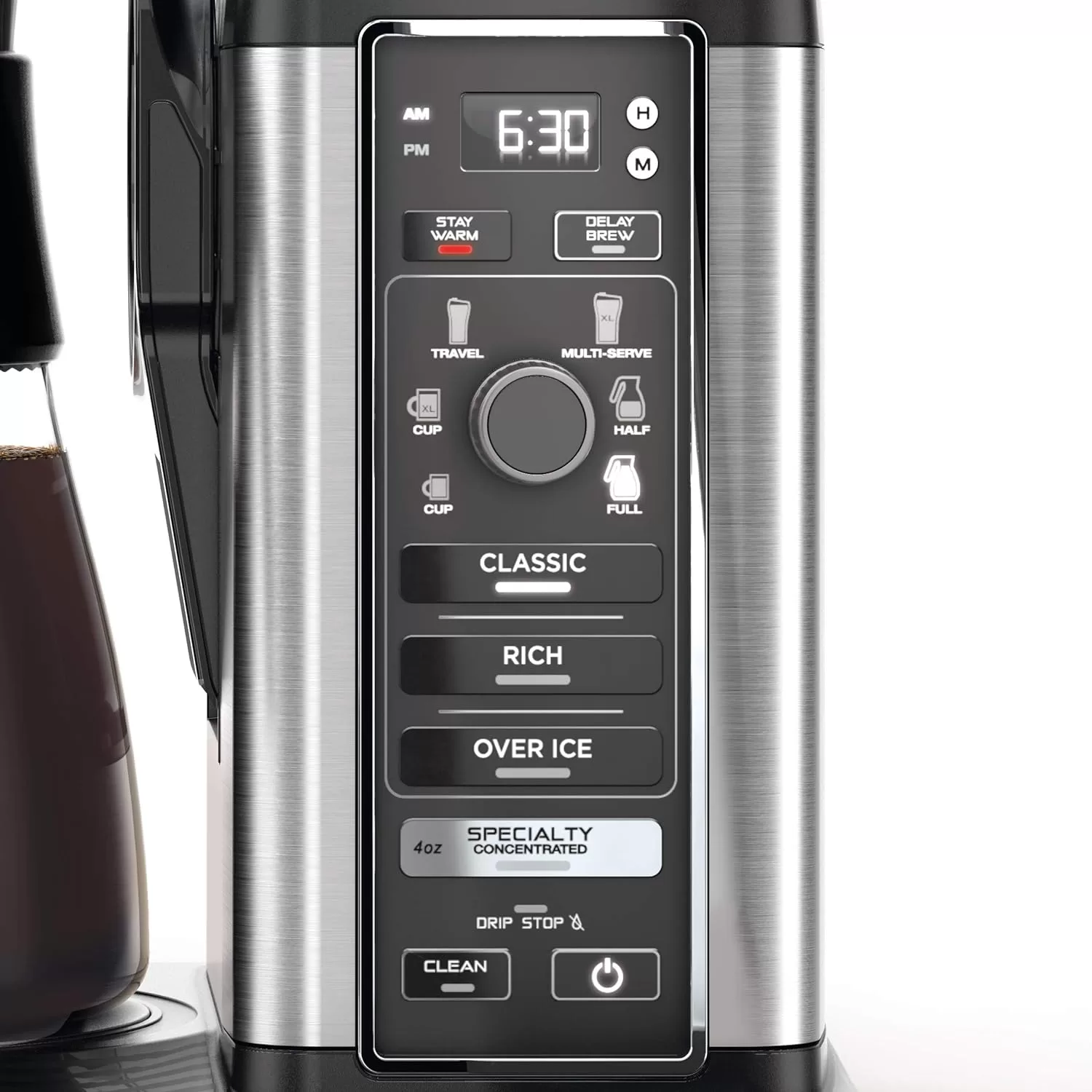 Ninja CM401 Specialty 10-Cup Coffee Maker with 4 Brew Styles for Ground Coffee, Black