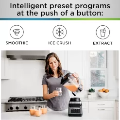 Ninja BN751 Professional Plus DUO Blender, 1400 Peak Watts, 3 Auto-IQ Programs for Smoothies, Black