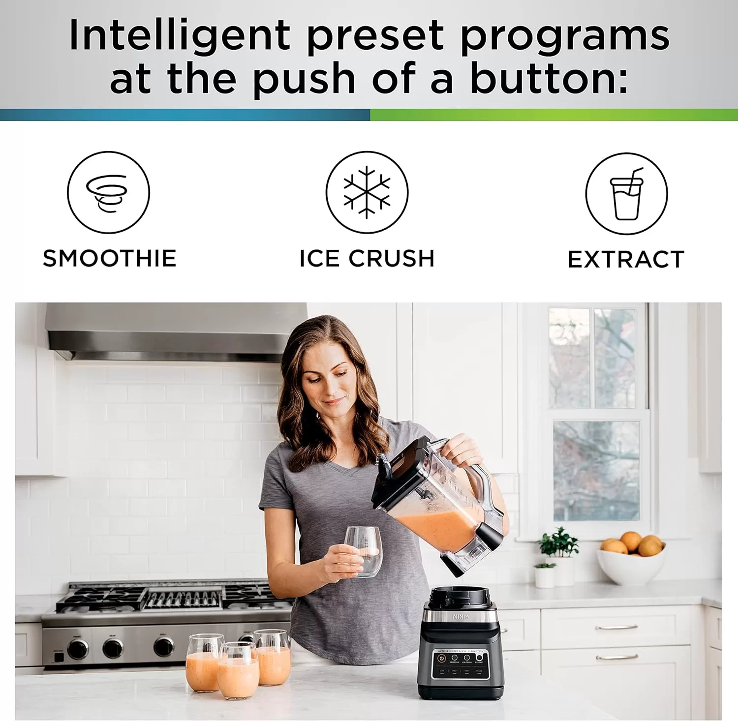 Ninja BN751 Professional Plus DUO Blender, 1400 Peak Watts, 3 Auto-IQ Programs for Smoothies, Black