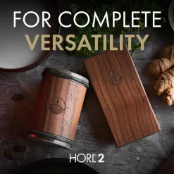 HORL 2 Walnut Rolling Knife Sharpener Engineered in Germany for Straight Edge