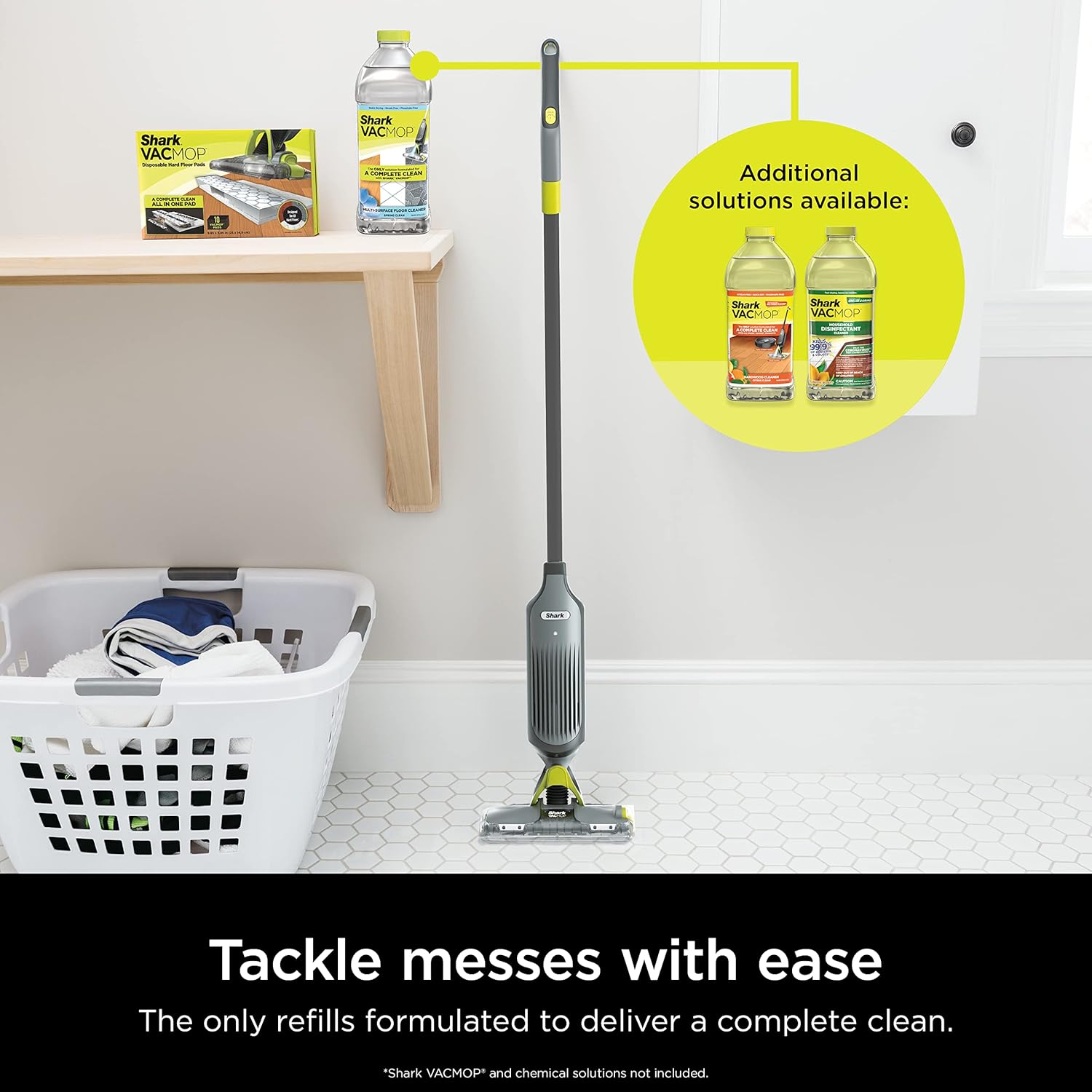 Shark VACMOP Pro Cordless Hard Floor Vacuum Mop with Headlights VM252 - Image 7