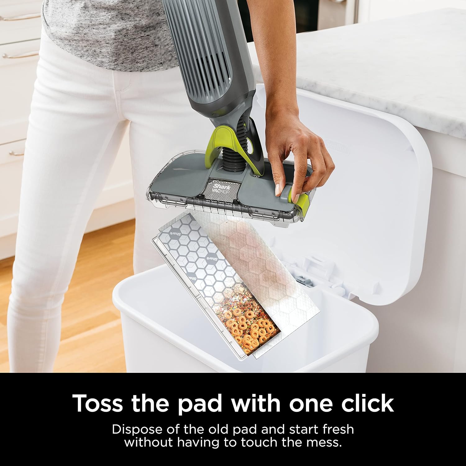 Shark VACMOP Pro Cordless Hard Floor Vacuum Mop with Headlights VM252 - Image 6