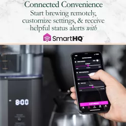 Café Specialty Drip Coffee Maker | 10-Cup Glass Carafe | WiFi Enabled Voice-to-Brew Technology | Matte Black