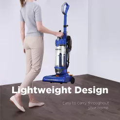 Eureka NEU182A PowerSpeed Bagless Upright Vacuum Cleaner, Lite, Blue