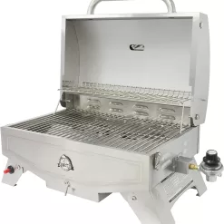 Pit Boss Grills PB100P1 Pit Stop Single-Burner Portable Tabletop Grill , Grey