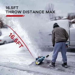 Enhulk Cordless Snow Shovel, 20V | 12-Inch | 4-Ah Cordless Snow Blower