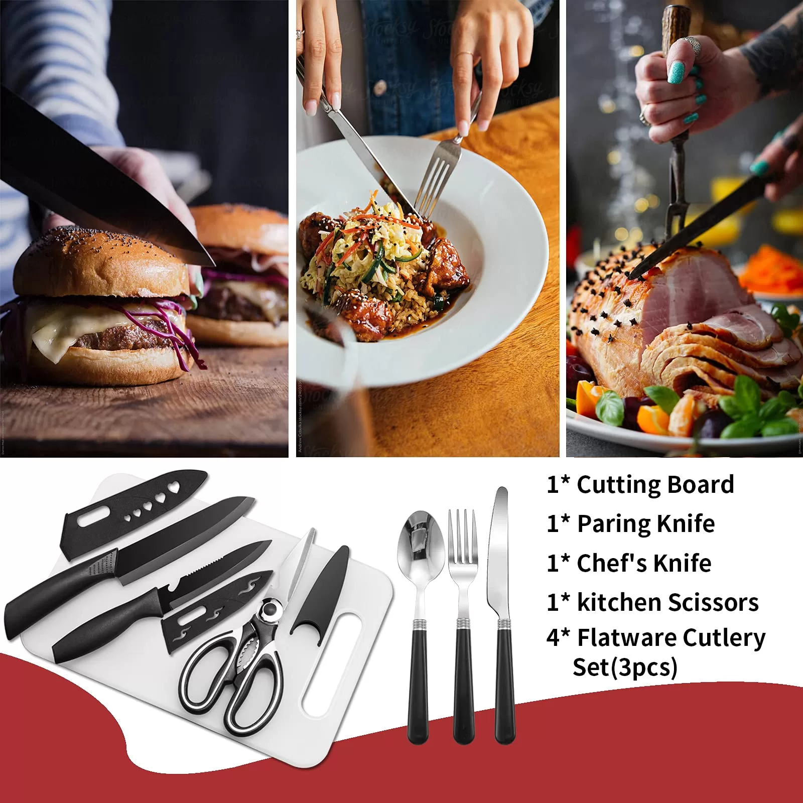 Portable Camping Kitchen Utensil Set-27 Piece Cookware Kit, Stainless Steel Outdoor Cooking and Grilling Utensil Organizer Travel Set