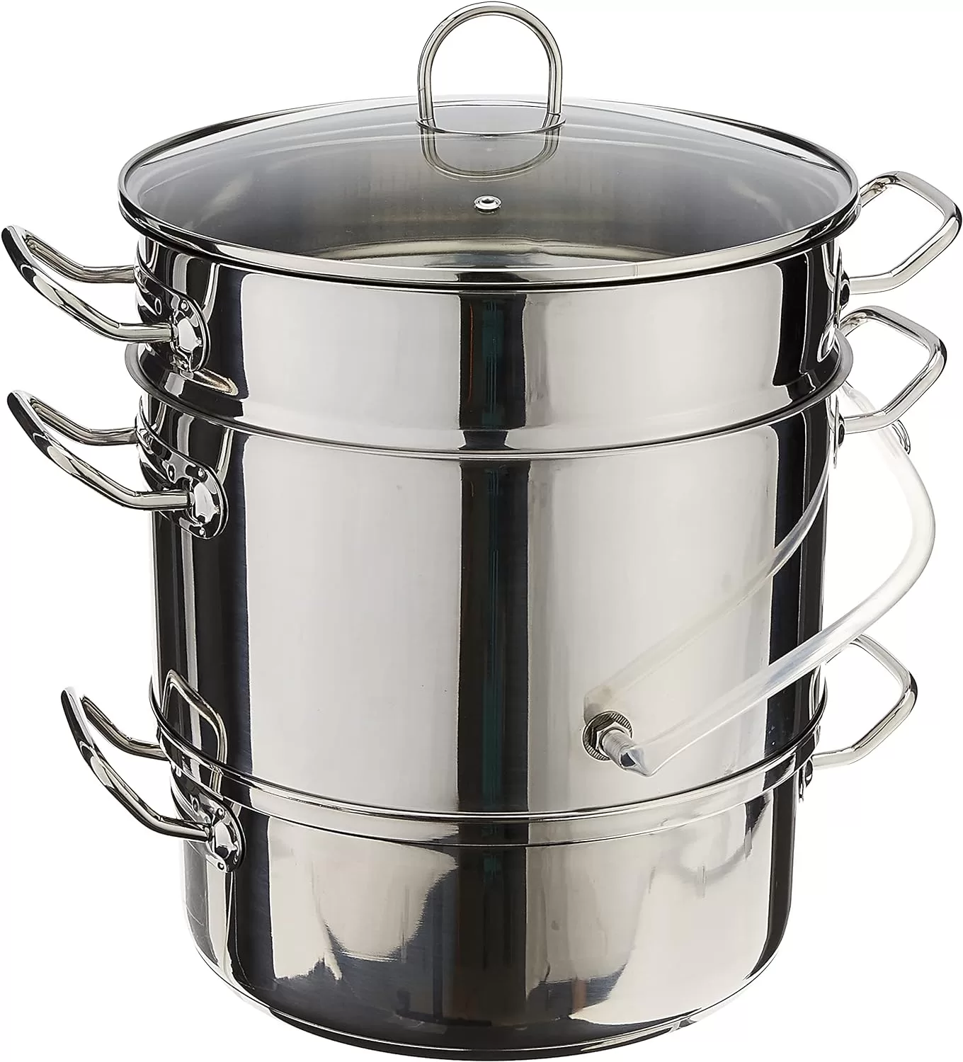 Norpro 619 Stainless Steel Steamer/Juicer, One Size, without Canning Kit