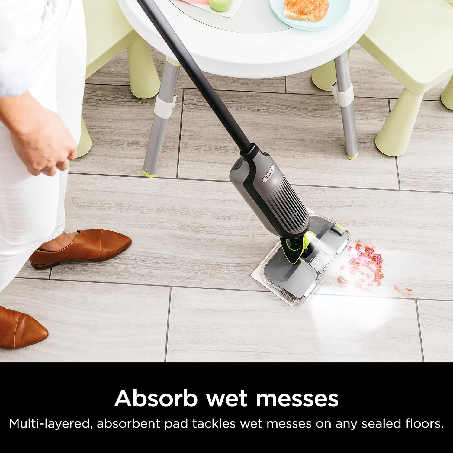 Shark VACMOP Pro Cordless Hard Floor Vacuum Mop with Headlights VM252 - Image 2