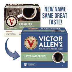 Victor Allen's Coffee Hawaiian Blend, Medium Roast, 80 Count, Single Serve Coffee Pods for Keurig K-Cup Brewers (formerly Kona Blend)