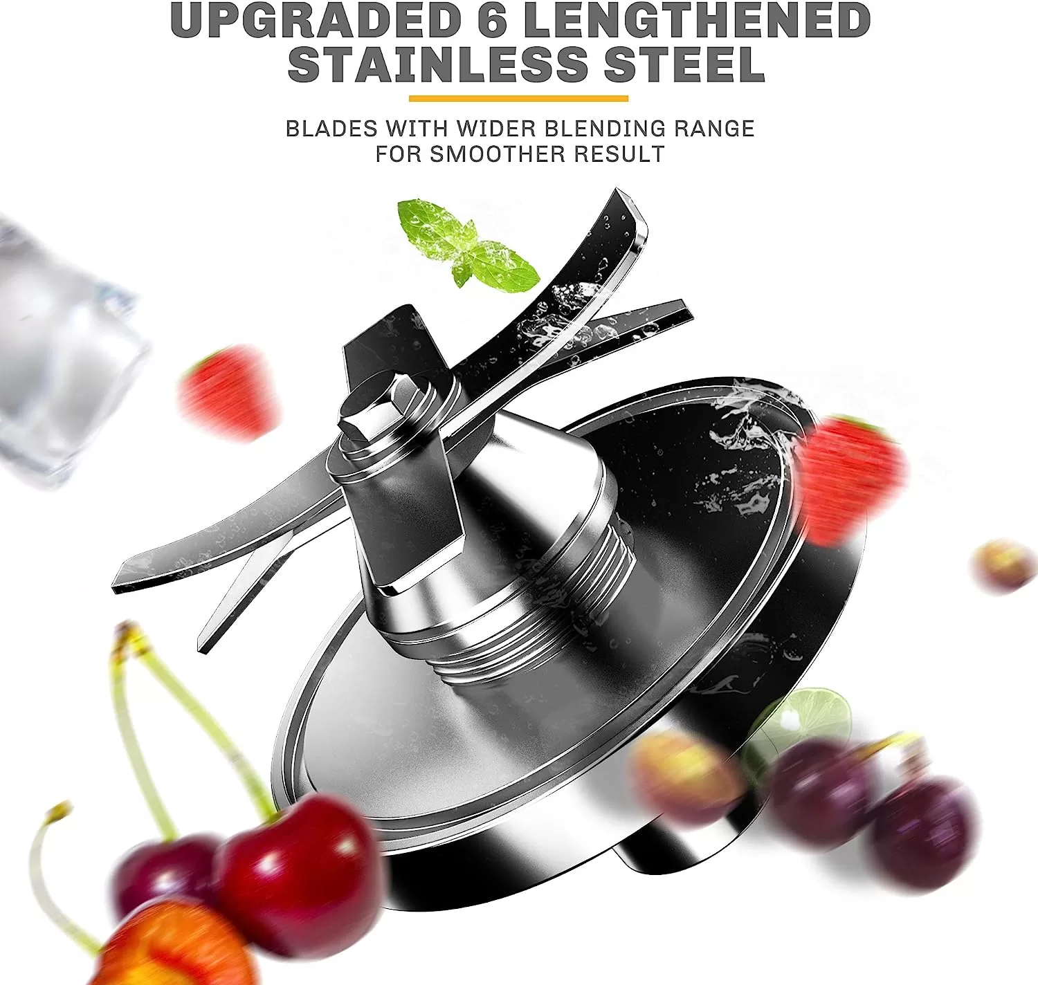 Professional Countertop Blender for kitchen Max 2200W High Power Home and Commercial Blender with Timer