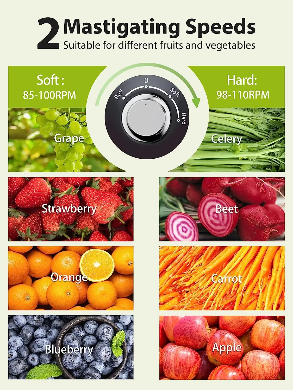 Juicer Machines, Aeitto Cold Press Juicer, Masticating Juicer, Celery Juicers, Black