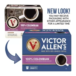 Victor Allen's Coffee 100% Colombian, Medium Roast, 80 Count, Single Serve Coffee Pods for Keurig K-Cup Brewers
