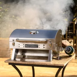 Masterbuilt MB20030819 Portable Propane Grill, Stainless Steel