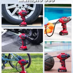 AVID POWER Tire Inflator Air Compressor, 20V Cordless Car Tire Pump