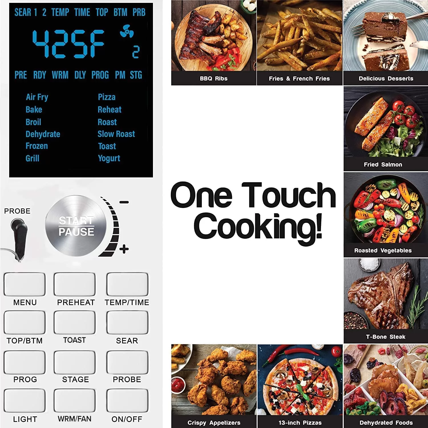 NUWAVE Bravo Air Fryer Oven, 12-in-1, 30QT XL Large Capacity Digital Countertop Convection Oven, silver