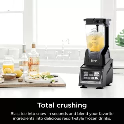 Ninja BL642 Nutri Ninja Personal & Countertop Blender, Dishwasher Safe, Black