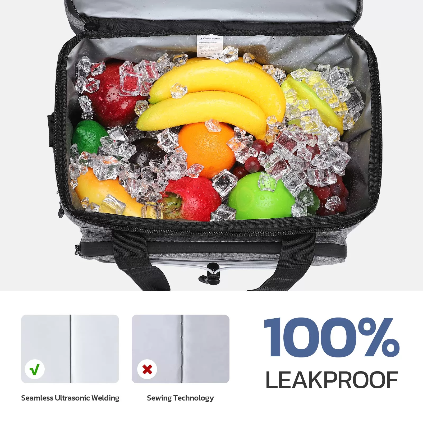 Maelstrom Soft Cooler Bag, Collapsible Soft Sided Cooler, 30/60/75 Cans Beach Cooler