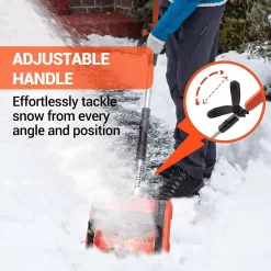 VOLTASK Cordless Snow Shovel - 20V | 10-Inch | 4-Ah Cordless Snow Blower, SS-20C