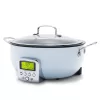 GreenPan 15.83"W Elite Ceramic Nonstick Essential Smart Electric Skillet 6-quart