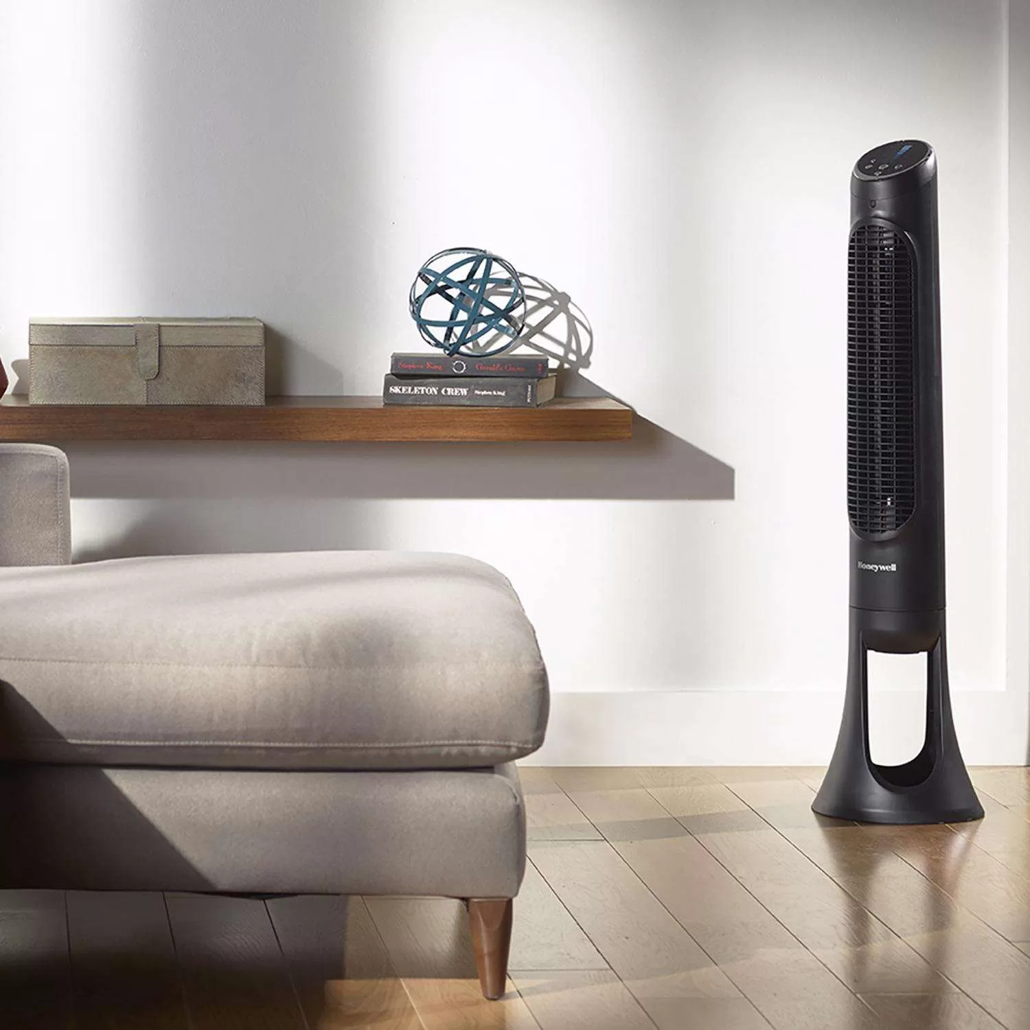 Honeywell QuietSet 40 in. H 8 speed Oscillating Tower Fan