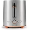 Café Express Finish 2 Slice Metal Toaster Stainless Steel