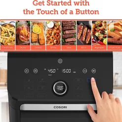 COSORI Air Fryer Oven Combo 7 Qt, Countertop Convection (100℉ to 450℉) , Stainless Steel, 1800W