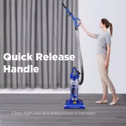 Eureka NEU182A PowerSpeed Bagless Upright Vacuum Cleaner, Lite, Blue