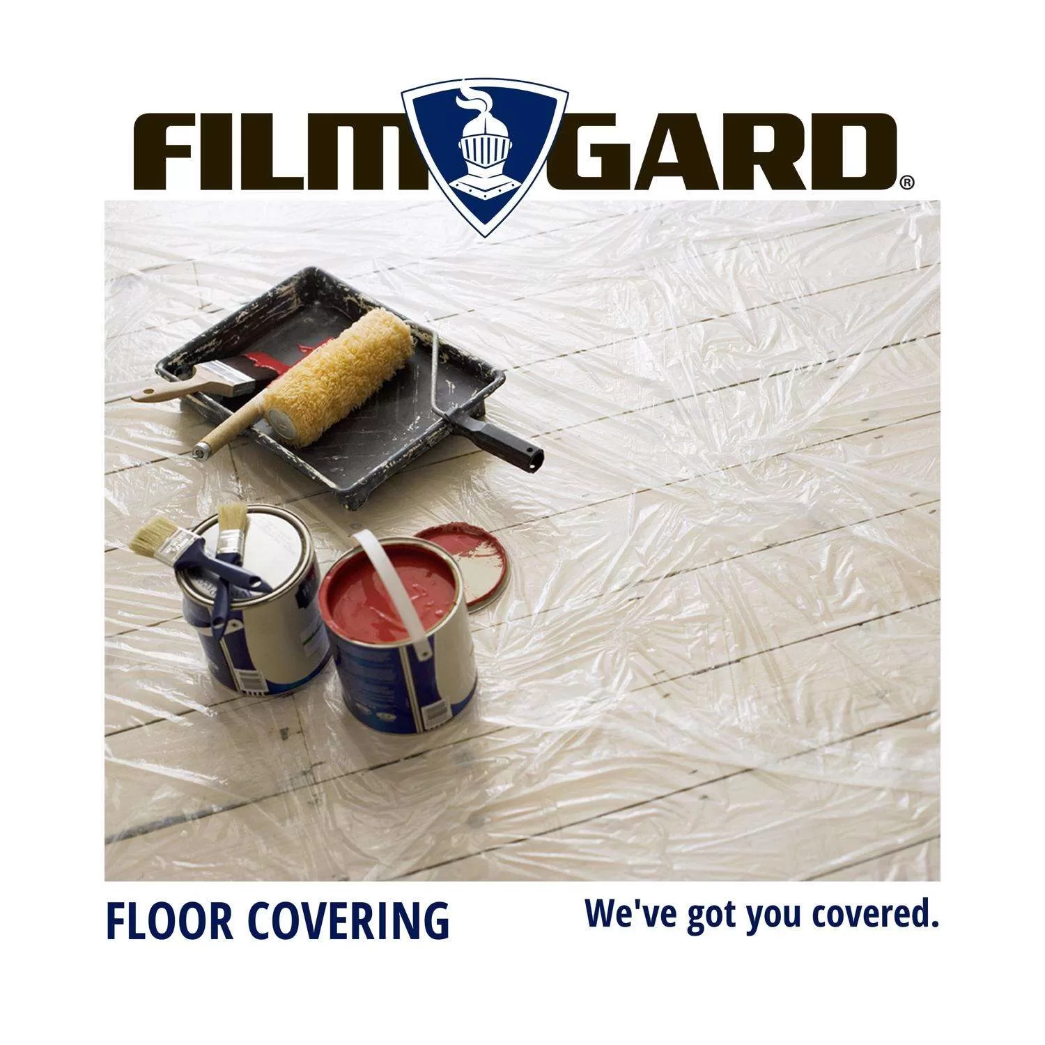 Film-Gard 12 ft. W x 400 ft. L x 0.35 mil Professional Grade Painter's Plastic 1 pk