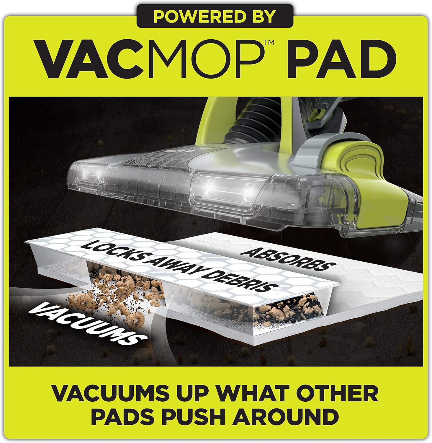 Shark VACMOP Pro Cordless Hard Floor Vacuum Mop with Headlights VM252 - Image 9