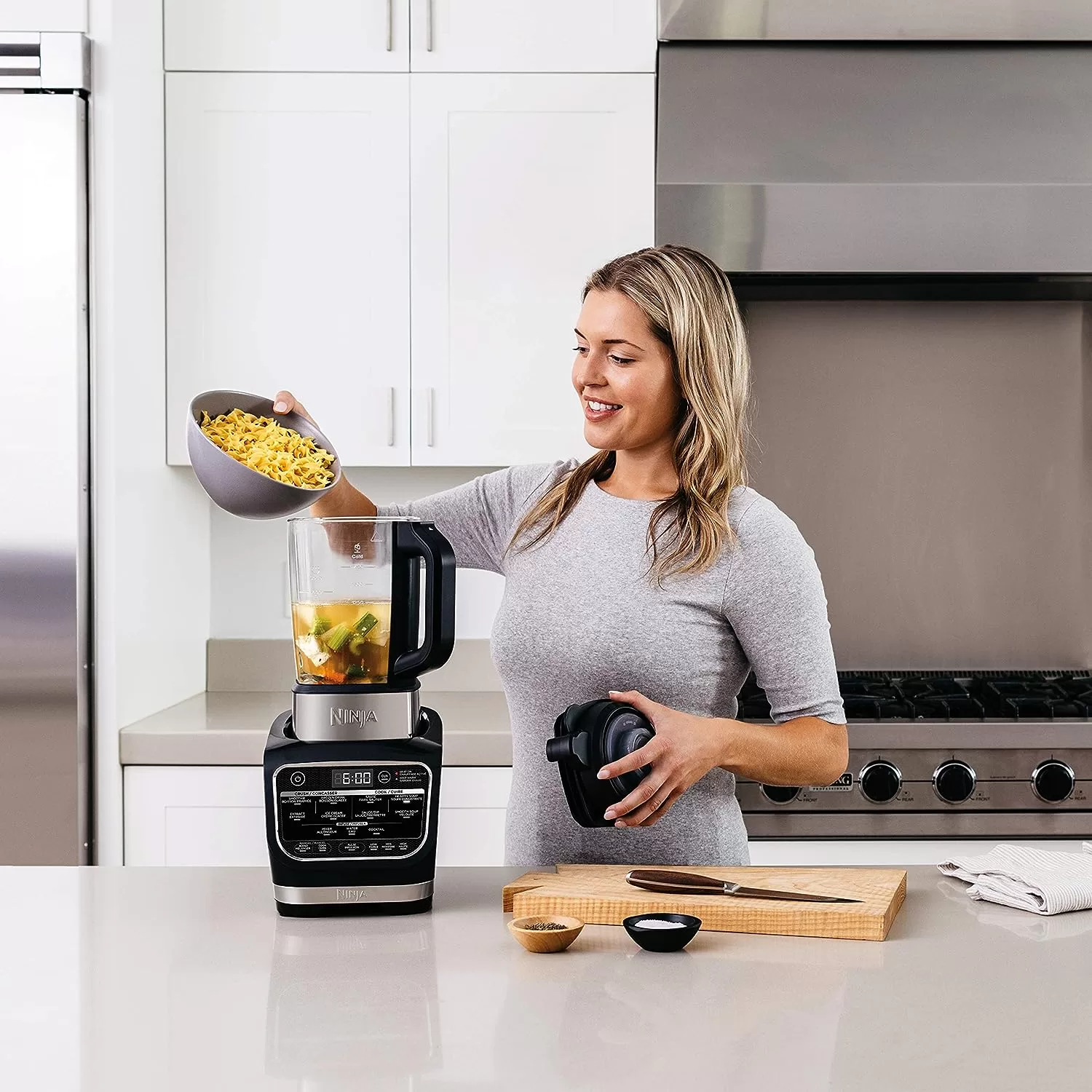 Ninja HB152 Foodi Heat-iQ Blender, 64 oz, Black