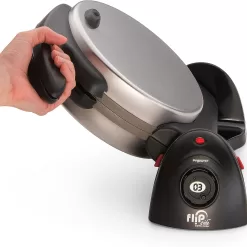 Presto 03510 Ceramic FlipSide Belgian Waffle Maker,Black