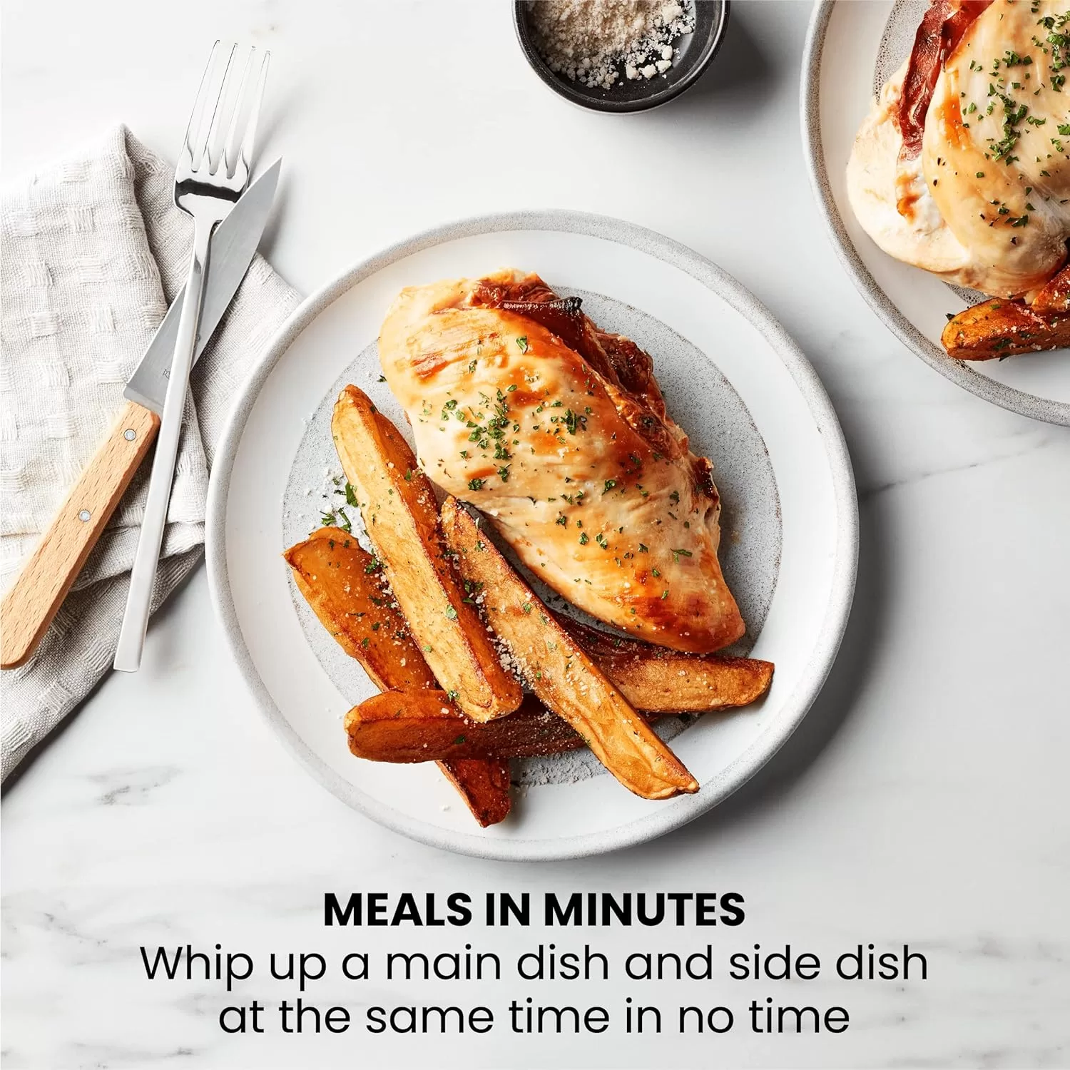 Chefman TurboFry Touch Dual Air Fryer, Maximize The Healthiest Meals