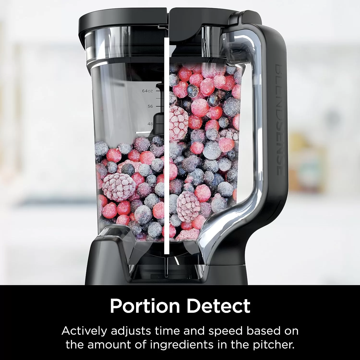 Ninja TB301 Detect Duo Power Blender Pro + Single Serve, BlendSense Technology, Black