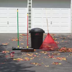 Ace 32 gal Black Plastic Garbage Can Lid Included
