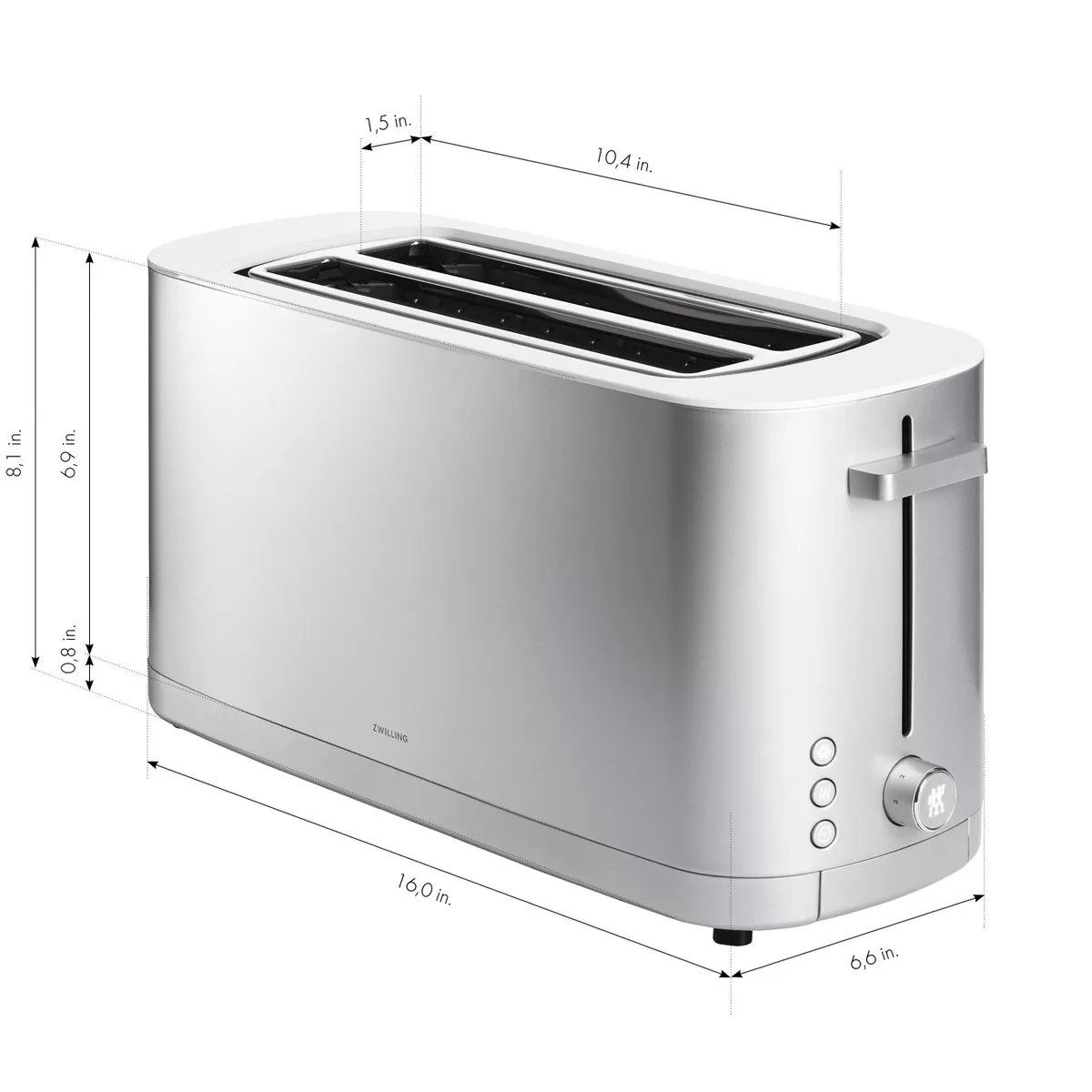 ZWILLING Enfinigy 2-Long Slot Toaster