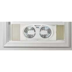 Lasko 10.15 in. H X 7 in. D 2 speed Twin Window Fan