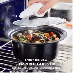GreenPan PFAS-Free Nonstick 4qt Slow Cooker Matte Black