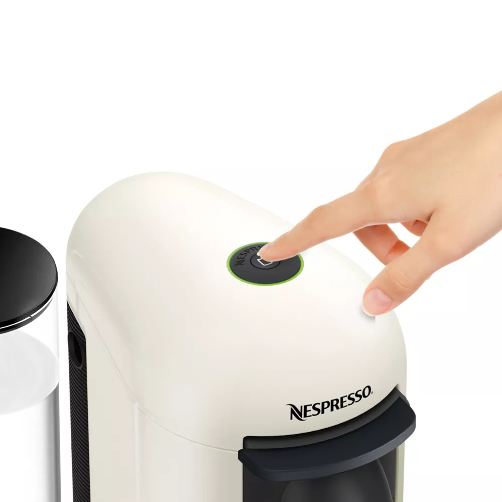 Nespresso VertuoPlus Single-Serve Coffee Maker and Espresso Machine by Breville, White