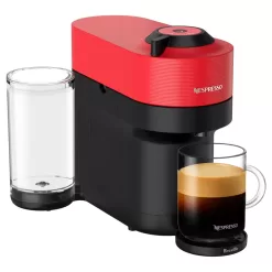 Nespresso Vertuo Pop+ Coffee Maker and Espresso Machine - Red
