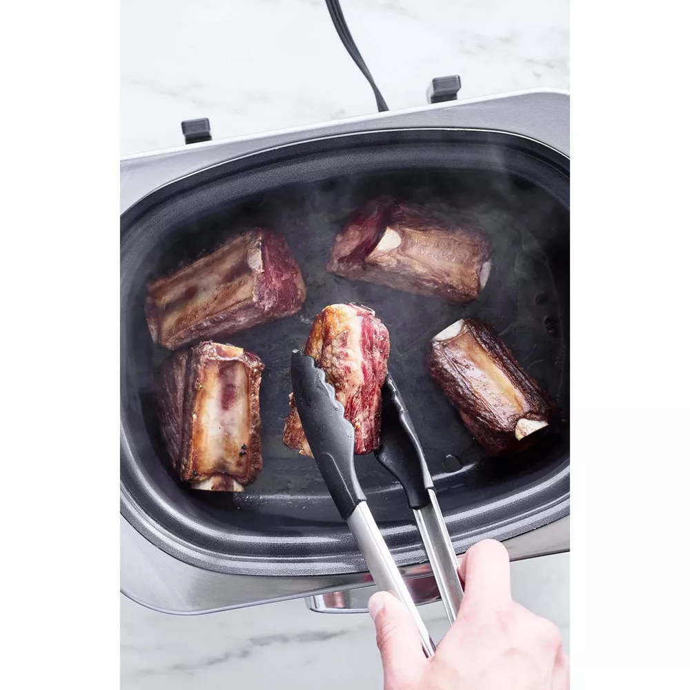 GreenPan 6-quart Elite Ceramic Nonstick 8-in-1 Programmable Electric Slow Cooker - Cloud Cream